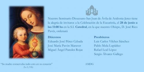 Ordenación sacerdotal de N.H. Don Sergio Álvarez Gallego