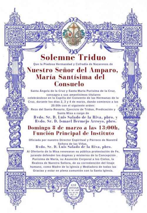 Convocatoria de cultos 2026