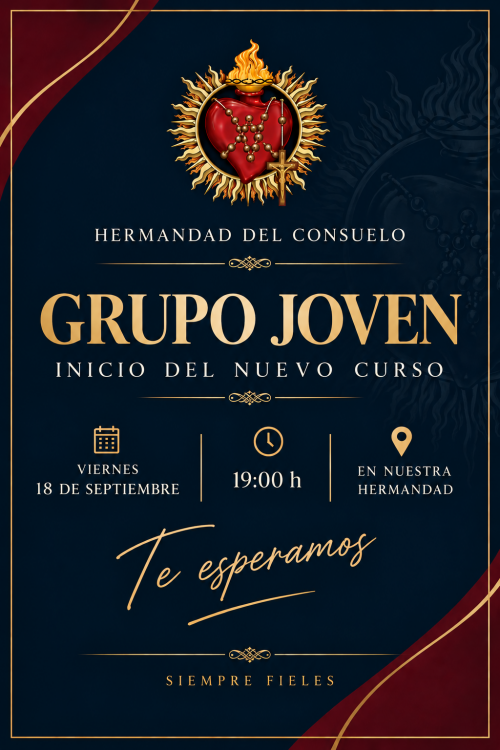 Nuevo curso – Grupo Joven